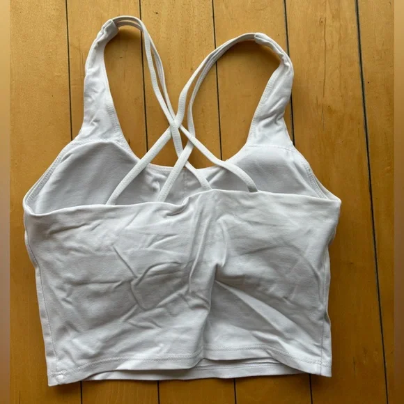 Basic white cropped top - Picture 8 of 8